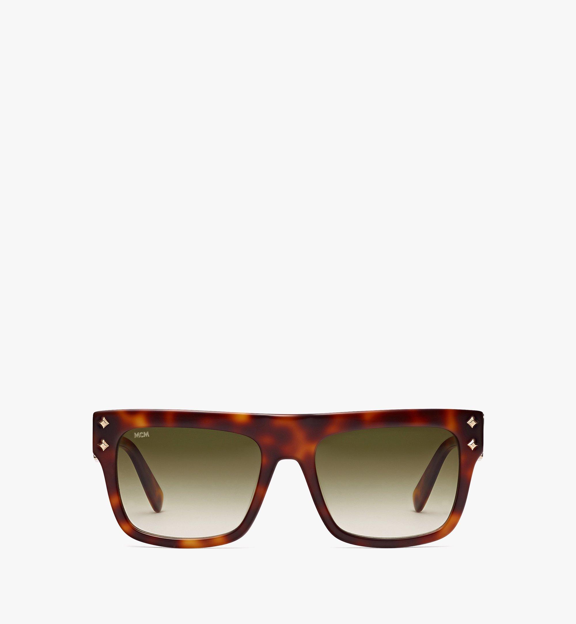 Lunettes de soleil rectangulaires bicolores 1